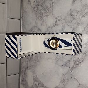 Embassy navy and white watch. NWT